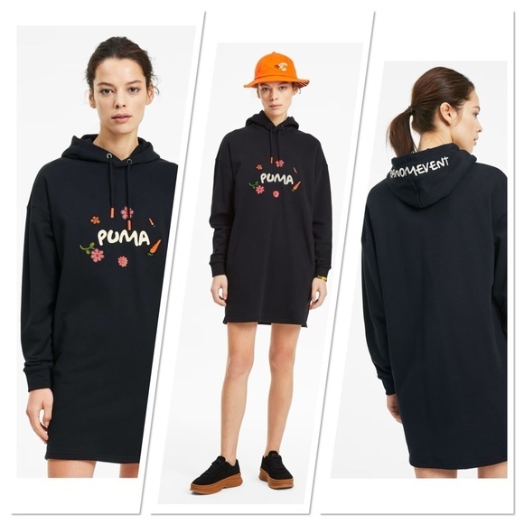 Puma X RandomEvent Hooded Dress - Picture 1 of 9